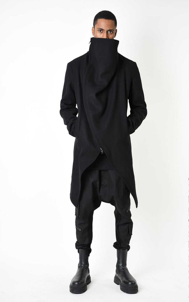 A33P LM23925 COAT Comfort Woven Cloth Black 428 Coats & Jackets Fall Winter 2024|25 Man LA HAINE INSIDE US TEPHRA