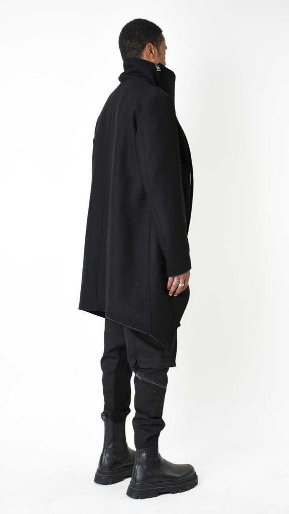 A33P LM23925 COAT Comfort Woven Cloth Black 428 Coats & Jackets Fall Winter 2024|25 Man LA HAINE INSIDE US TEPHRA