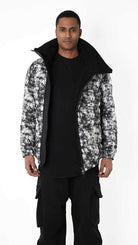 A33P LM24125 DOWN JACKET Regular Nylon & Faux Fur Marmo