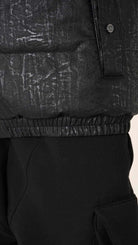 A33P LM24225 DOWN JACKET Regular Faux Leather Graphite