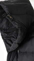 A33P LM25025 DOWN JACKET Sleeveless Nylon 360gr. BLACK