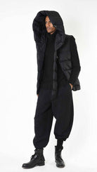 A33P LM25025 DOWN JACKET Sleeveless Nylon 360gr. BLACK