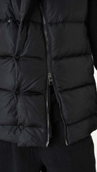 A33P LM25025 DOWN JACKET Sleeveless Nylon 360gr. BLACK