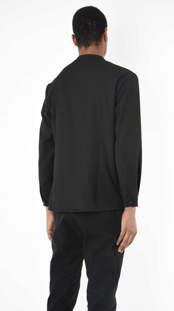 A33R LM22525 SHIRT Regular Fluido Stretch Black 168 Shirts & Tops Fall Winter 2024|25 Man LA HAINE INSIDE US TEPHRA