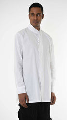 A33R LM22625 SHIRT Regular Long Cotton Stretch White