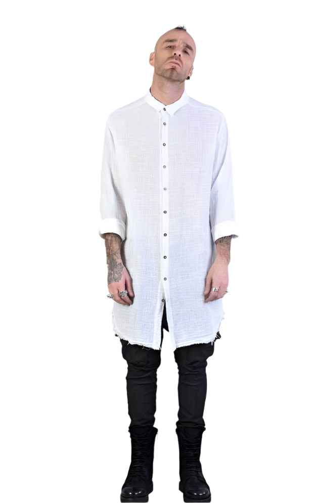 A33V LM080 Gauze Long Shirt