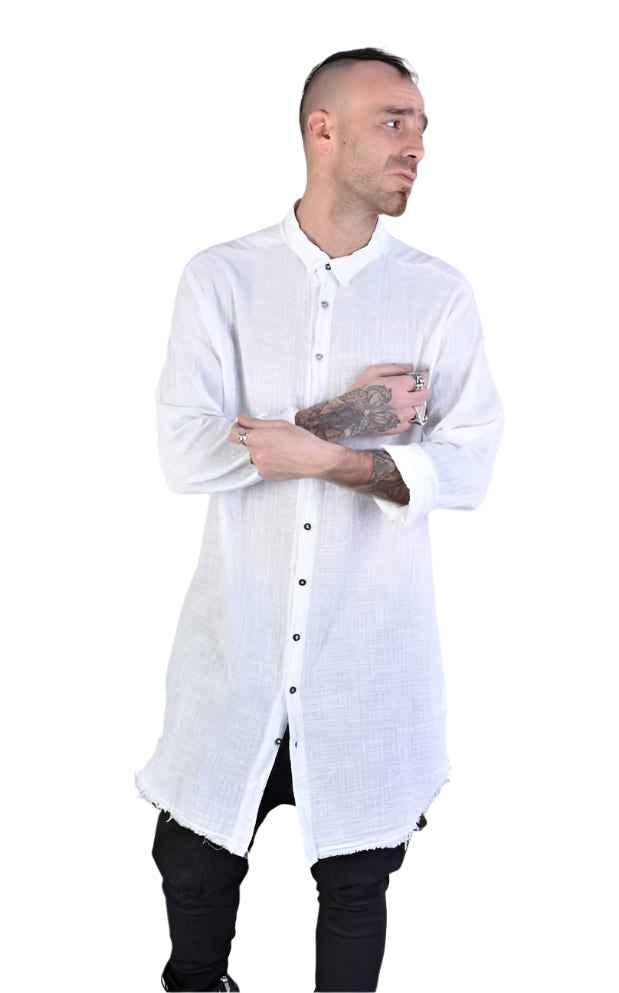 A33V LM080 Gauze Long Shirt