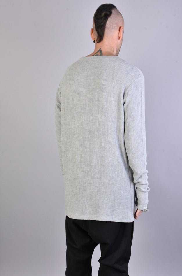 A33Z LM026 GREY Regular Sweater 174 Sweatshirts & Knitwear Sweatshirts & Knitwear LA HAINE INSIDE US TEPHRA