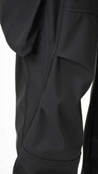 A33Z LM14725 TROUSER Cargo Rubberized Technical Fabric﻿ Black