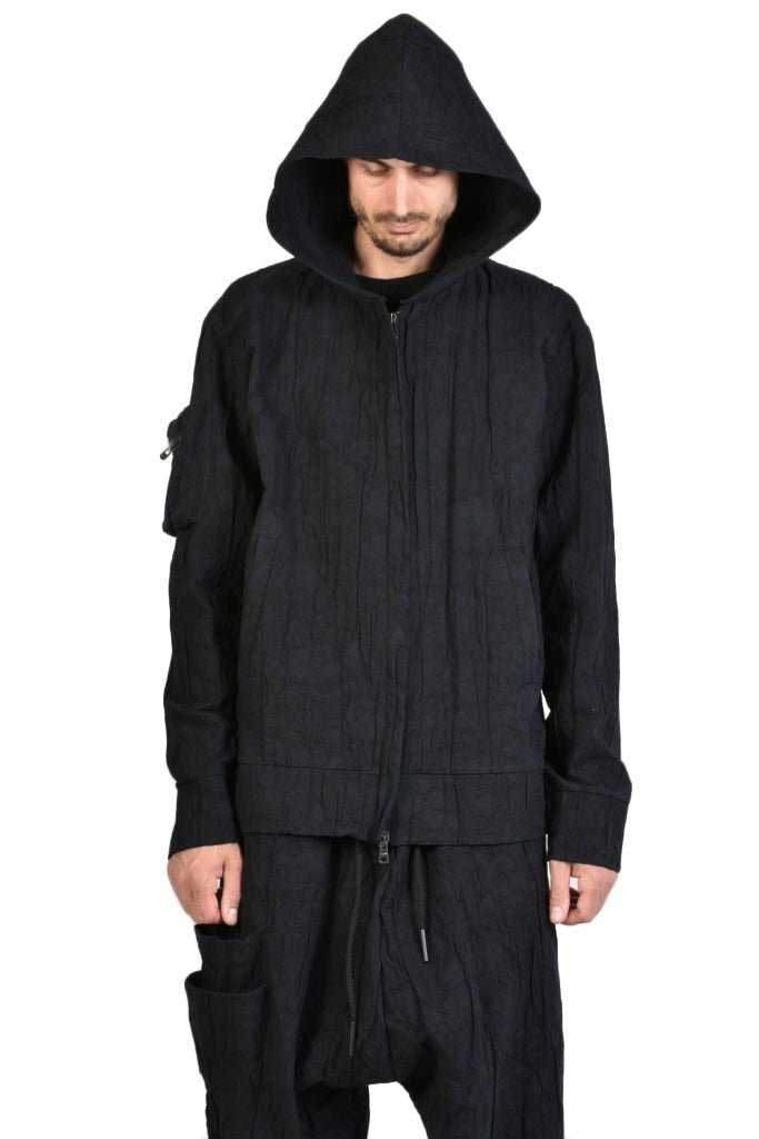 A33Z PREMIUM23 BLACK Cotton Linen Jacket 669 Jacket Jackets LA HAINE INSIDE US TEPHRA