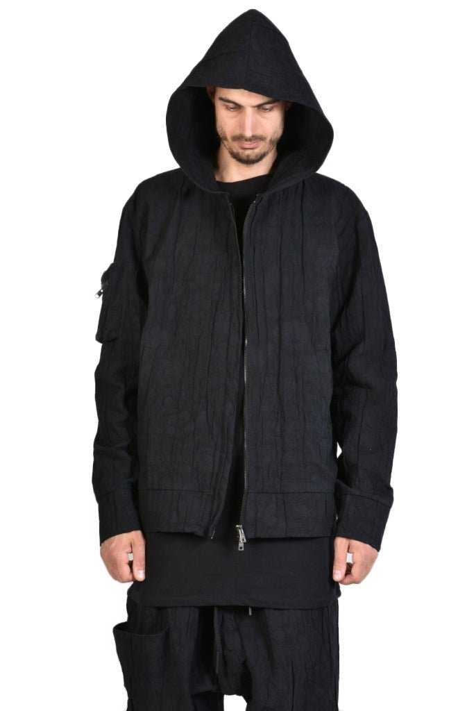 A33Z PREMIUM23 BLACK Cotton Linen Jacket 669 Jacket Jackets LA HAINE INSIDE US TEPHRA