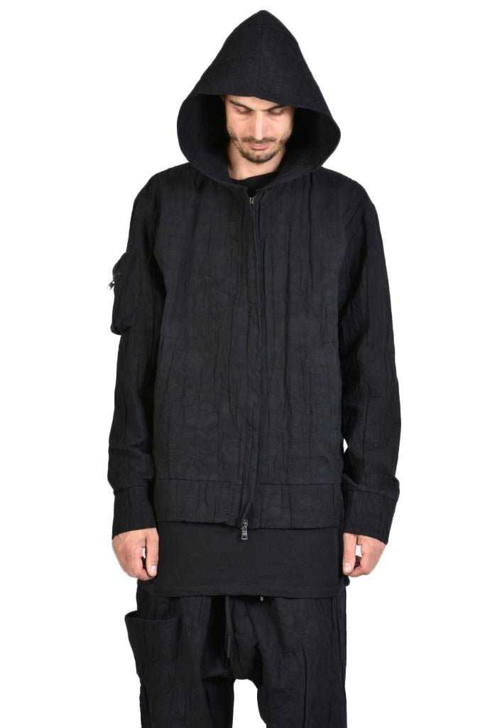 A33Z PREMIUM23 BLACK Cotton Linen Jacket 669 Jacket Jackets LA HAINE INSIDE US TEPHRA