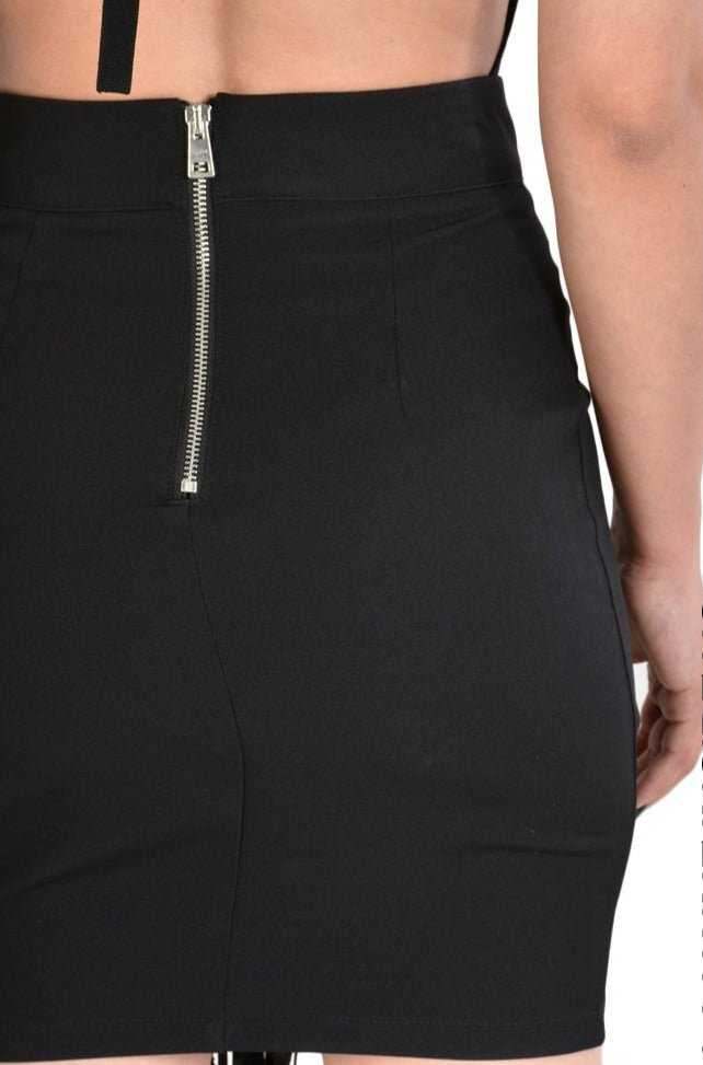 A34B ALEXIA23 BLACK Techno Stretch Skirt