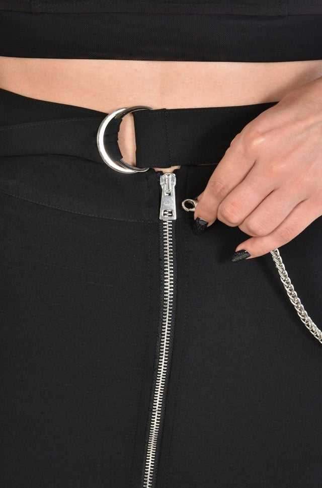 A34B BRIANA23 BLACK Stretch Skirt