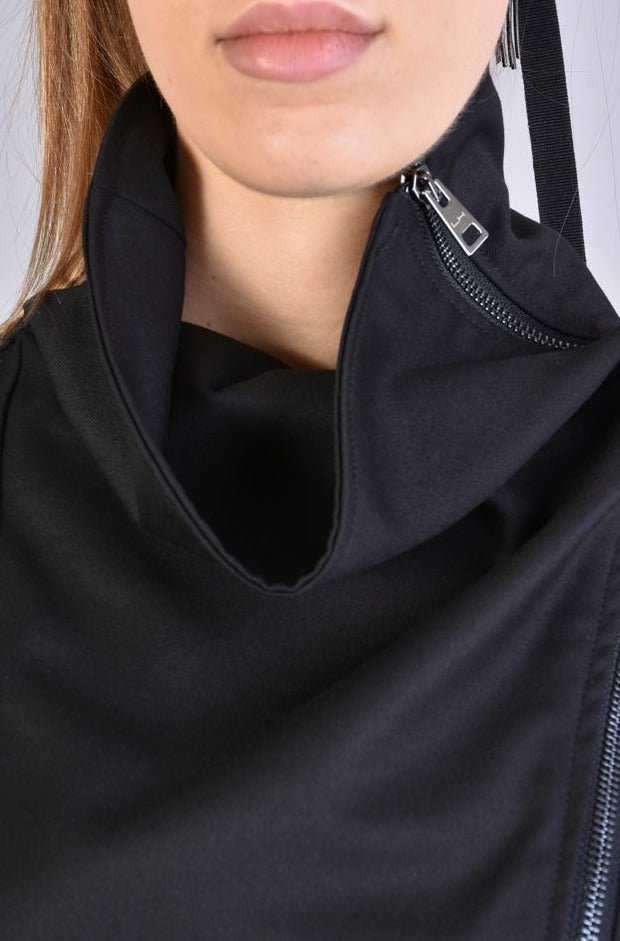 A34B LW50823 BLACK Asymmetric Dress