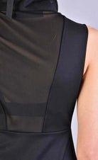 A34B LW50823 BLACK Asymmetric Dress