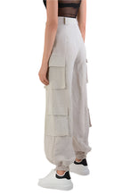 A34B LW70224 Trouser Linen Viscose Sand