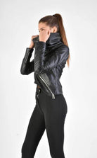 A34B LW70424 Leather Jacket Nappa Black