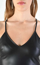 A34B LW72024 Body Lycra Stretch Eco-Leather Effect Black