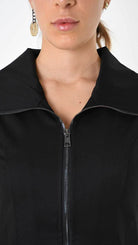 A34B LW82625 DRESS Asymmetric Fluido Black