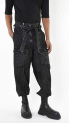 A34B LW880 TROUSER Over Gabardine Cotton Coated Black