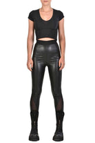 A34J LAWANDA23 BLACK CROP TOP