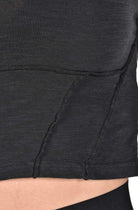 A34J LAWANDA23 BLACK CROP TOP