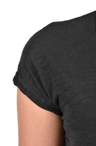 A34J LAWANDA23 BLACK CROP TOP