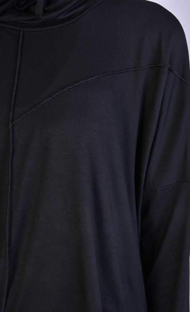 A34J LW636 BLACK Top Woman