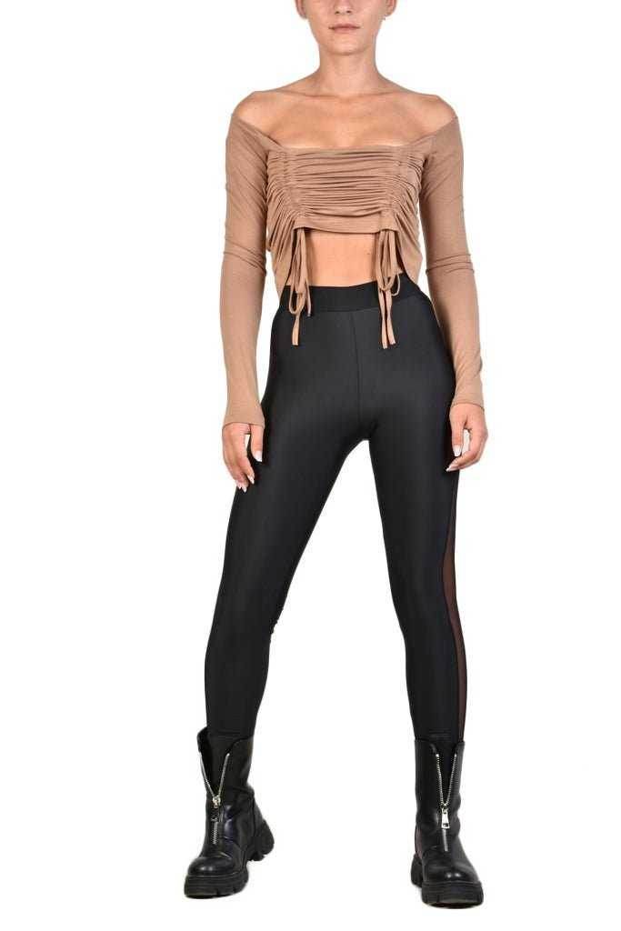 A34J SUSAN23 BEIGE Top woman