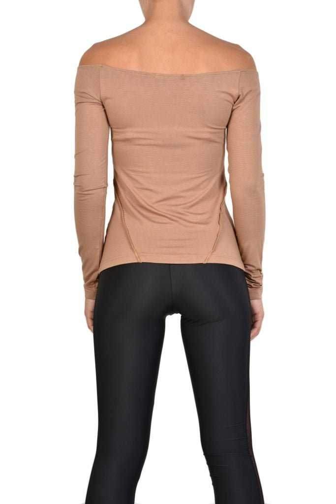 A34J SUSAN23 BEIGE Top woman