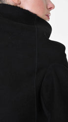 A34O LW83825 JACKET Shearling Black