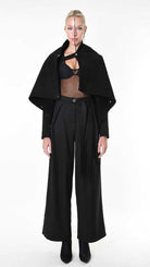 A34O LW83825 JACKET Shearling Black