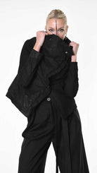 A34O LW89525 DOWN JACKET 120.gr Padded Vegetable-tanned Leather Black