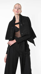 A34O LW89525 DOWN JACKET 120.gr Padded Vegetable-tanned Leather Black