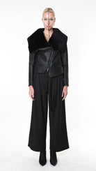 A34O LW92025 JACKET Shearling Black