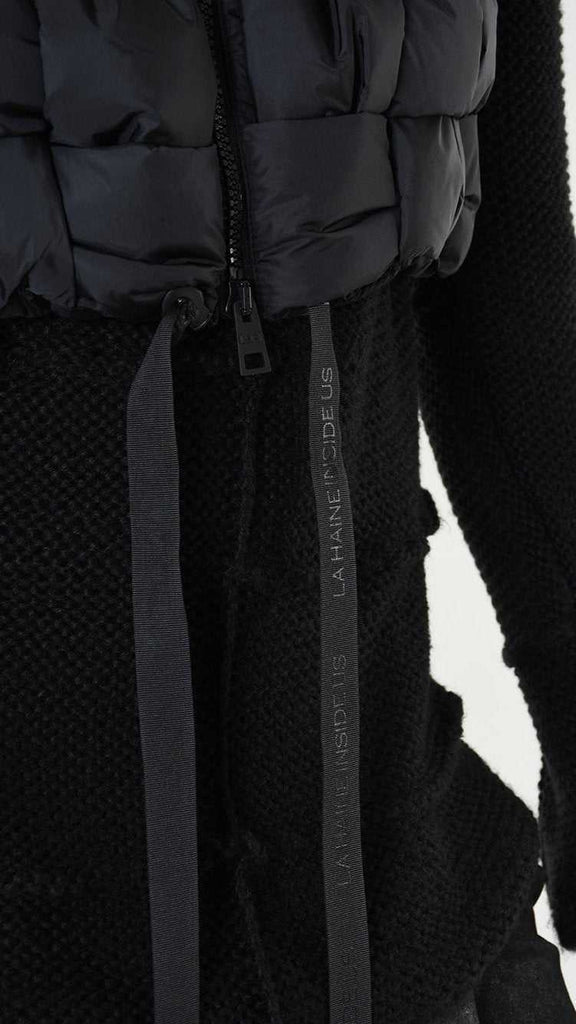 A34P LW94125 BIB Nylon Braided 180gr. UNISEX U Black 438 Coats & Jackets Fall Winter 2024|25 Man LA HAINE INSIDE US TEPHRA