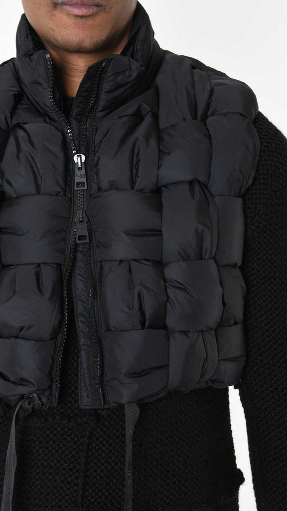 A34P LW94125 BIB Nylon Braided 180gr. UNISEX U Black 438 Coats & Jackets Fall Winter 2024|25 Man LA HAINE INSIDE US TEPHRA