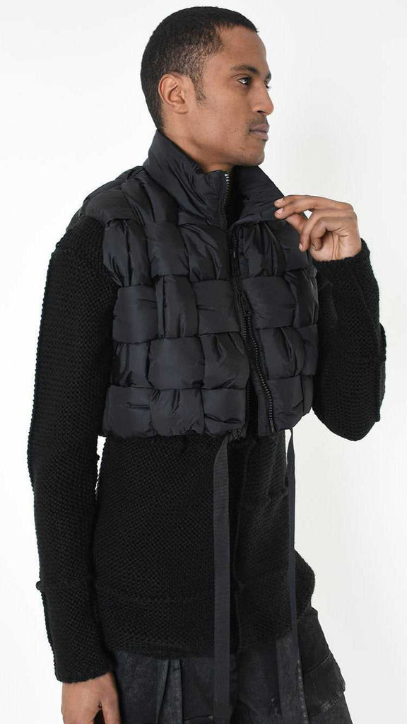 A34P LW94125 BIB Nylon Braided 180gr. UNISEX U Black 438 Coats & Jackets Fall Winter 2024|25 Man LA HAINE INSIDE US TEPHRA