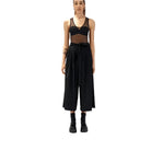 A34R LW510 BLACK Cool Wool Trousers