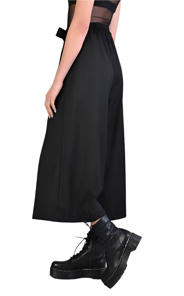 A34R LW510 BLACK Cool Wool Trousers