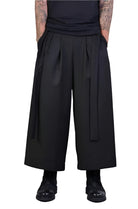 A34R LW510 BLACK Cool Wool Trousers
