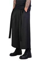 A34R LW510 BLACK Cool Wool Trousers