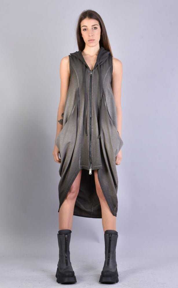 A34V LW57123 SAND Sleeveless Stretch Fleece Dress 219 Dresses Dress Woman LA HAINE INSIDE US TEPHRA