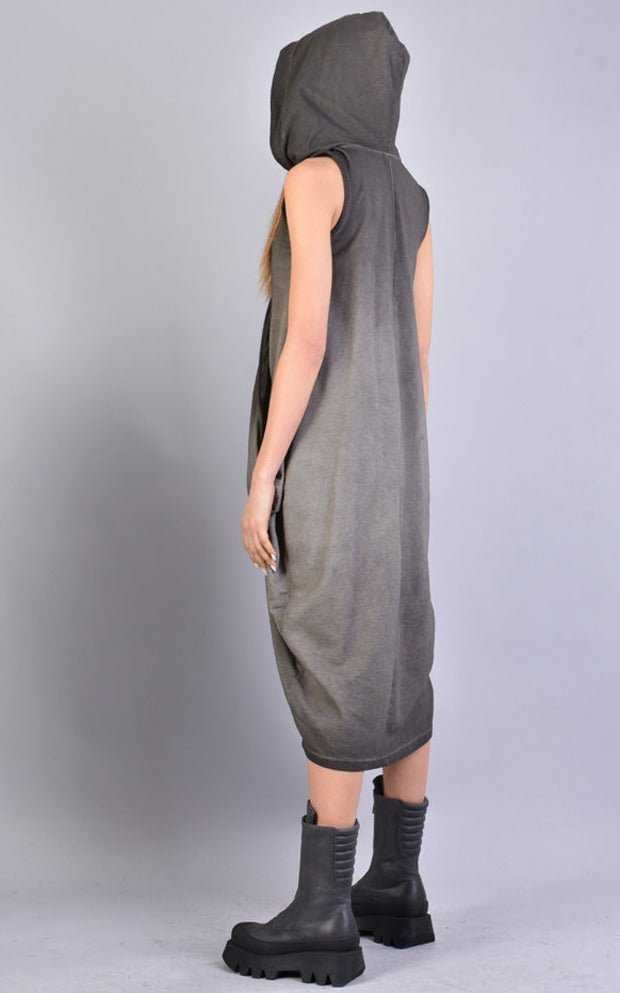 A34V LW57123 SAND Sleeveless Stretch Fleece Dress 219 Dresses Dress Woman LA HAINE INSIDE US TEPHRA