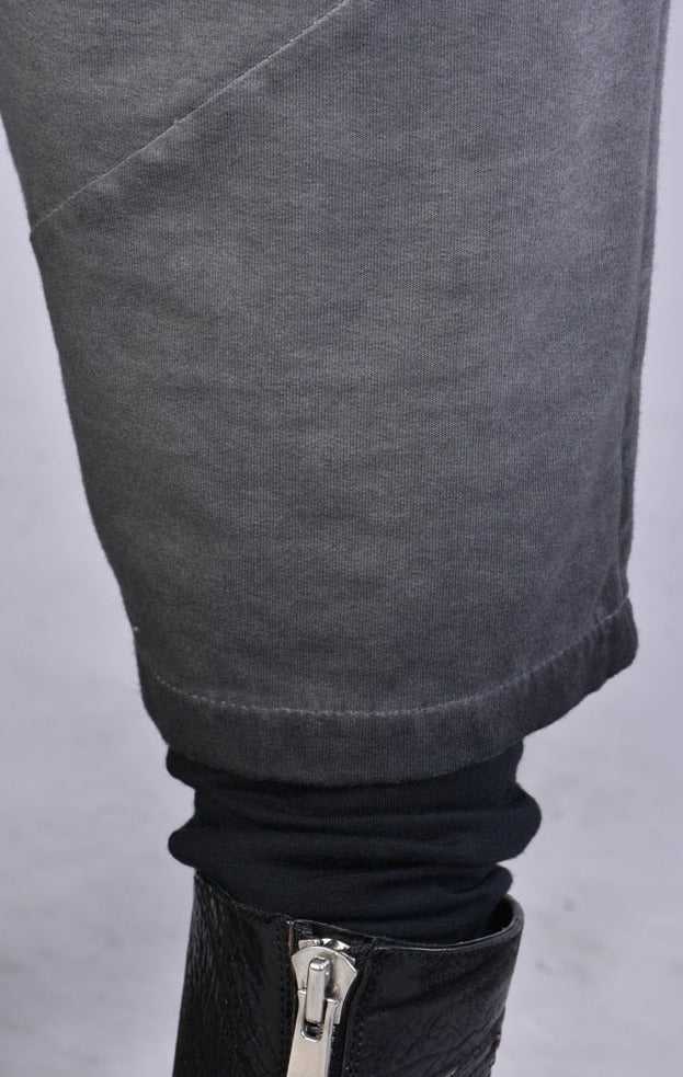 A34V LW574 GREY Stretch Fleece Over Short 139 Pants LA HAINE INSIDE US TEPHRA