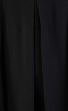 A34V LW74124 Dress Asymmetric Doubled Georgette Black