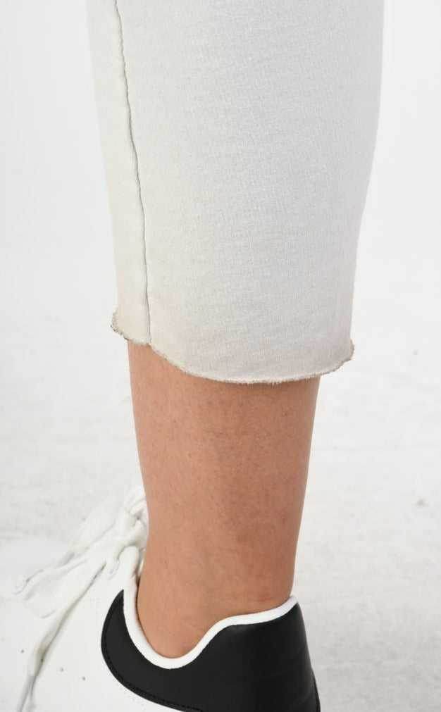 A34V LW74424 Over Low Crotch Fleece Stretch Dyed Sand