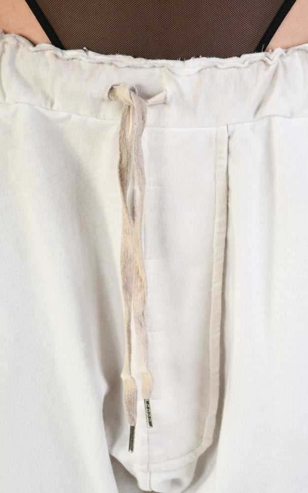 A34V LW74424 Over Low Crotch Fleece Stretch Dyed Sand