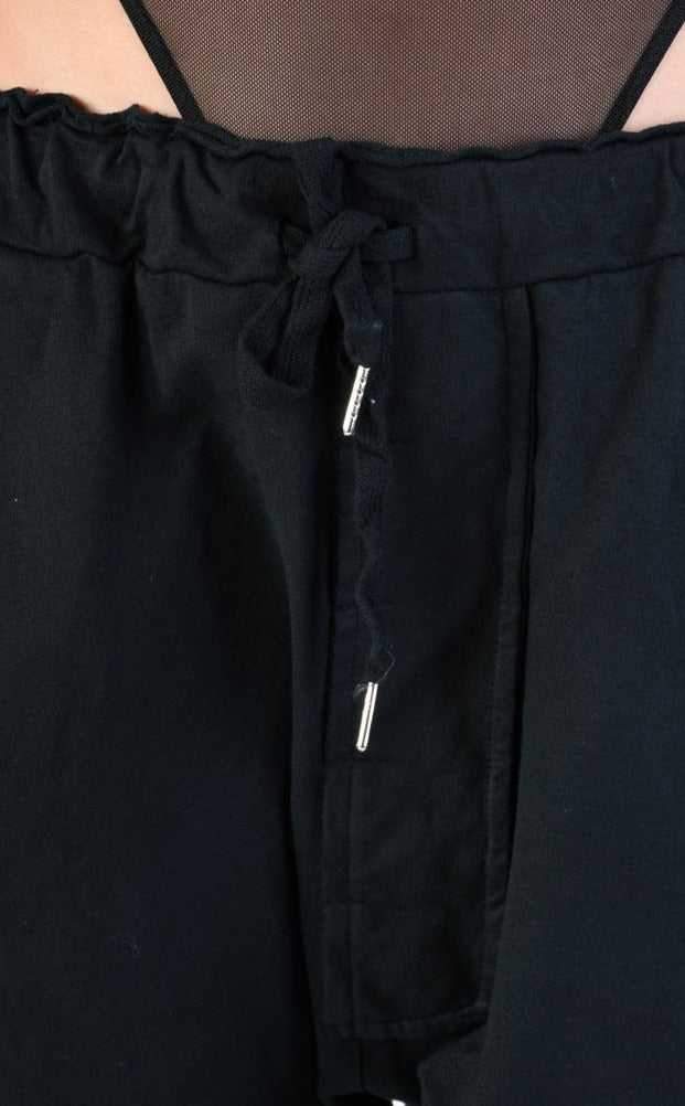 A34V LW74424 TROUSER Stretch Dyed Black